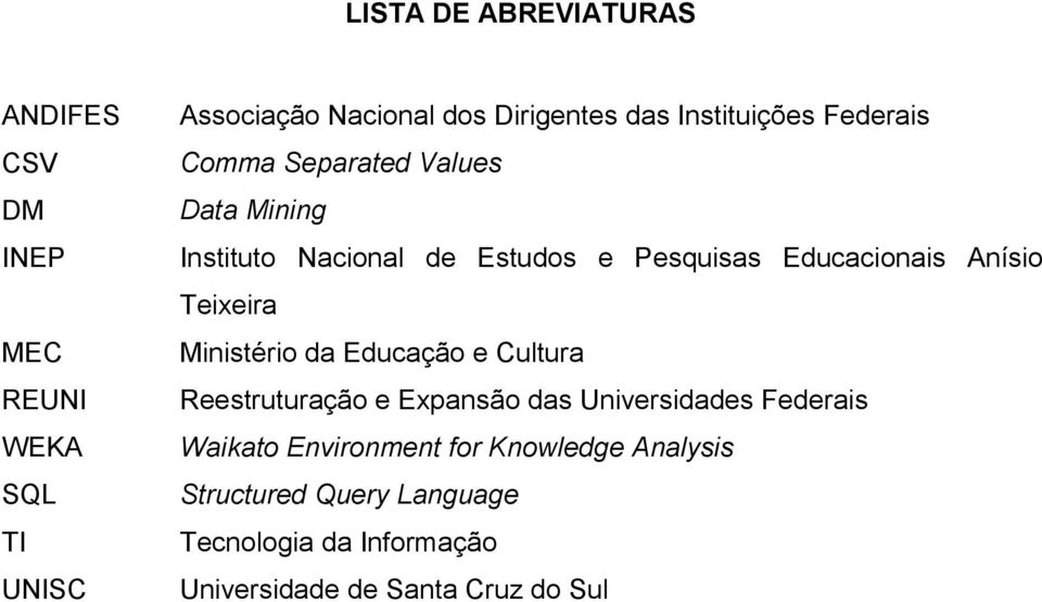 Anísio Teixeira Ministério da Educação e Cultura Reestruturação e Expansão das Universidades Federais Waikato