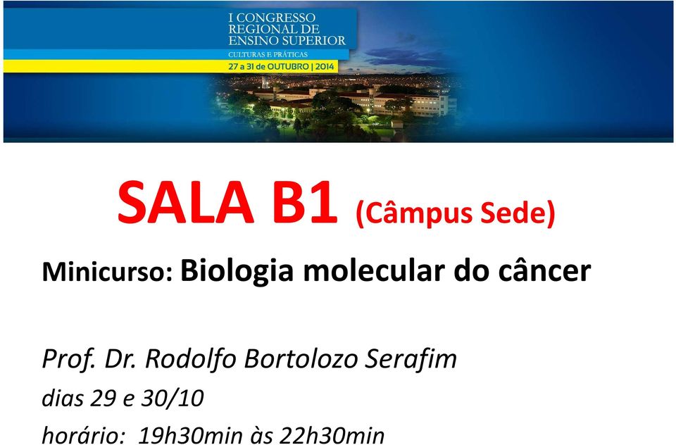 molecular do câncer Prof.