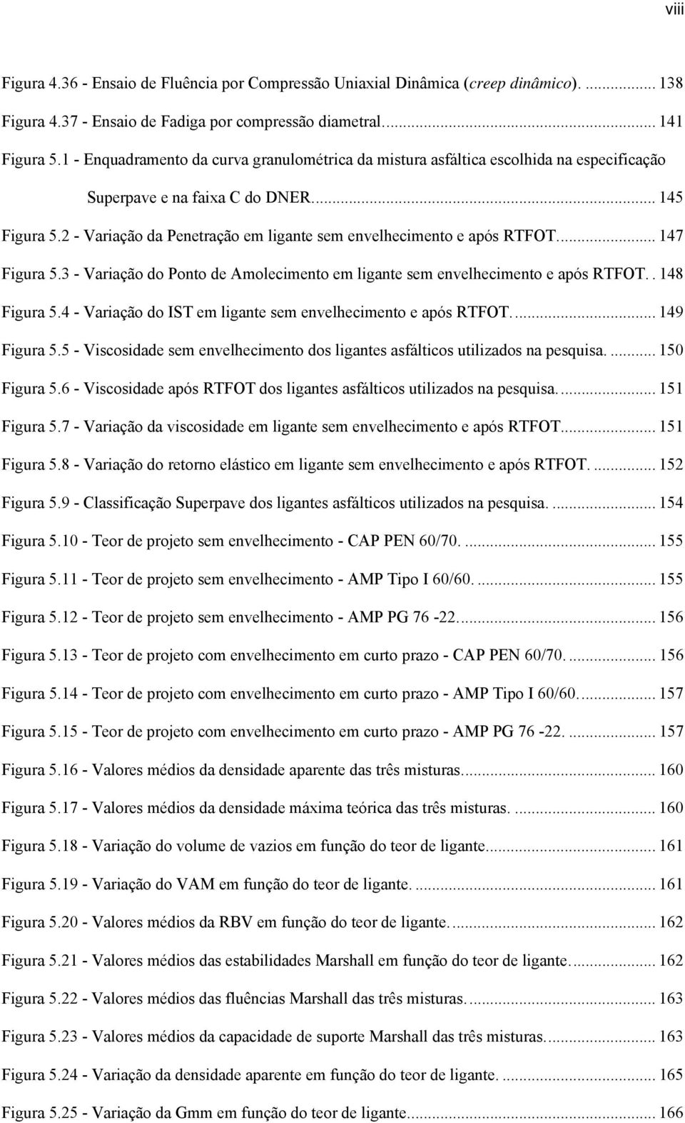 2 - Variação da Penetração em ligante sem envelhecimento e após RTFOT... 147 Figura 5.3 - Variação do Ponto de Amolecimento em ligante sem envelhecimento e após RTFOT.. 148 Figura 5.