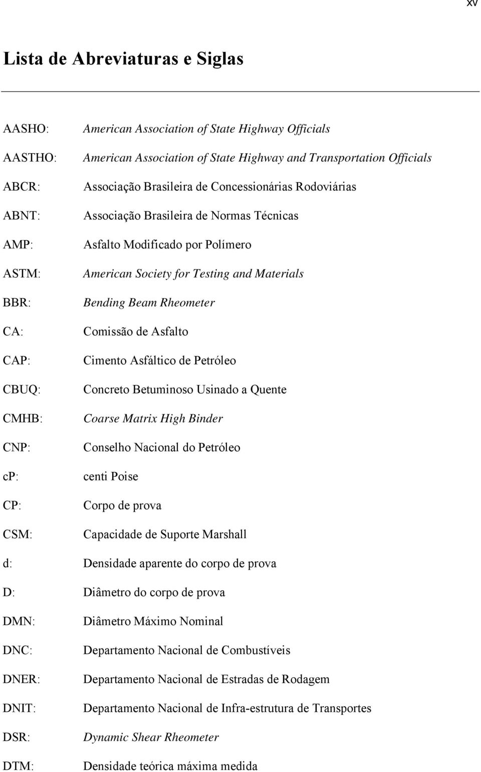 Materials Bending Beam Rheometer Comissão de Asfalto Cimento Asfáltico de Petróleo Concreto Betuminoso Usinado a Quente Coarse Matrix High Binder Conselho Nacional do Petróleo centi Poise Corpo de