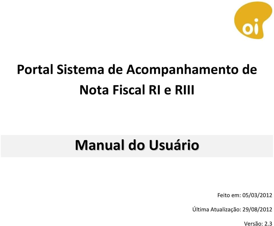 Usuário Feito em: 05/03/2012