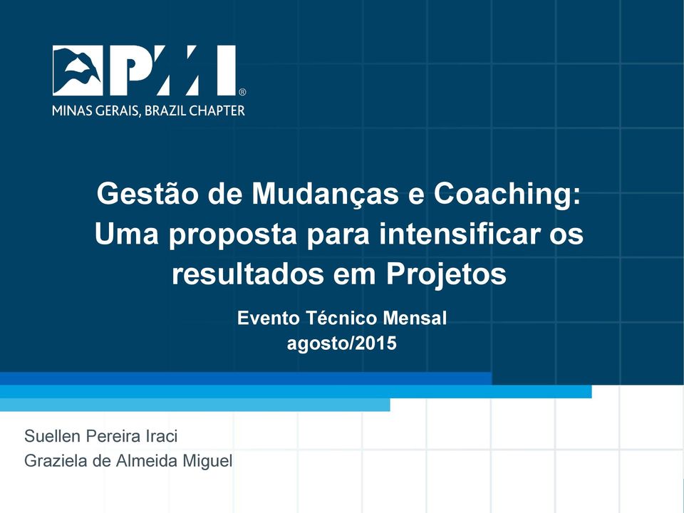 em Projetos Evento Técnico Mensal