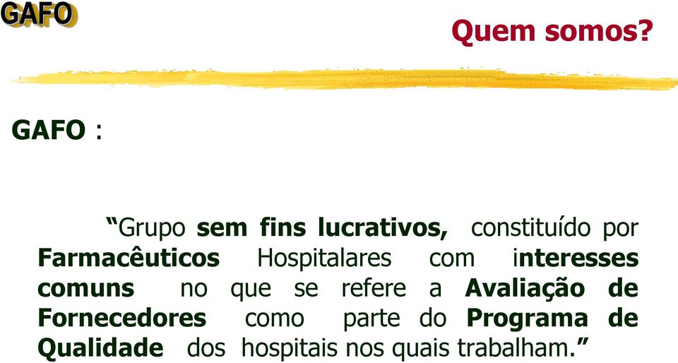 Farmacêuticos Hospitalares com interesses comuns no que