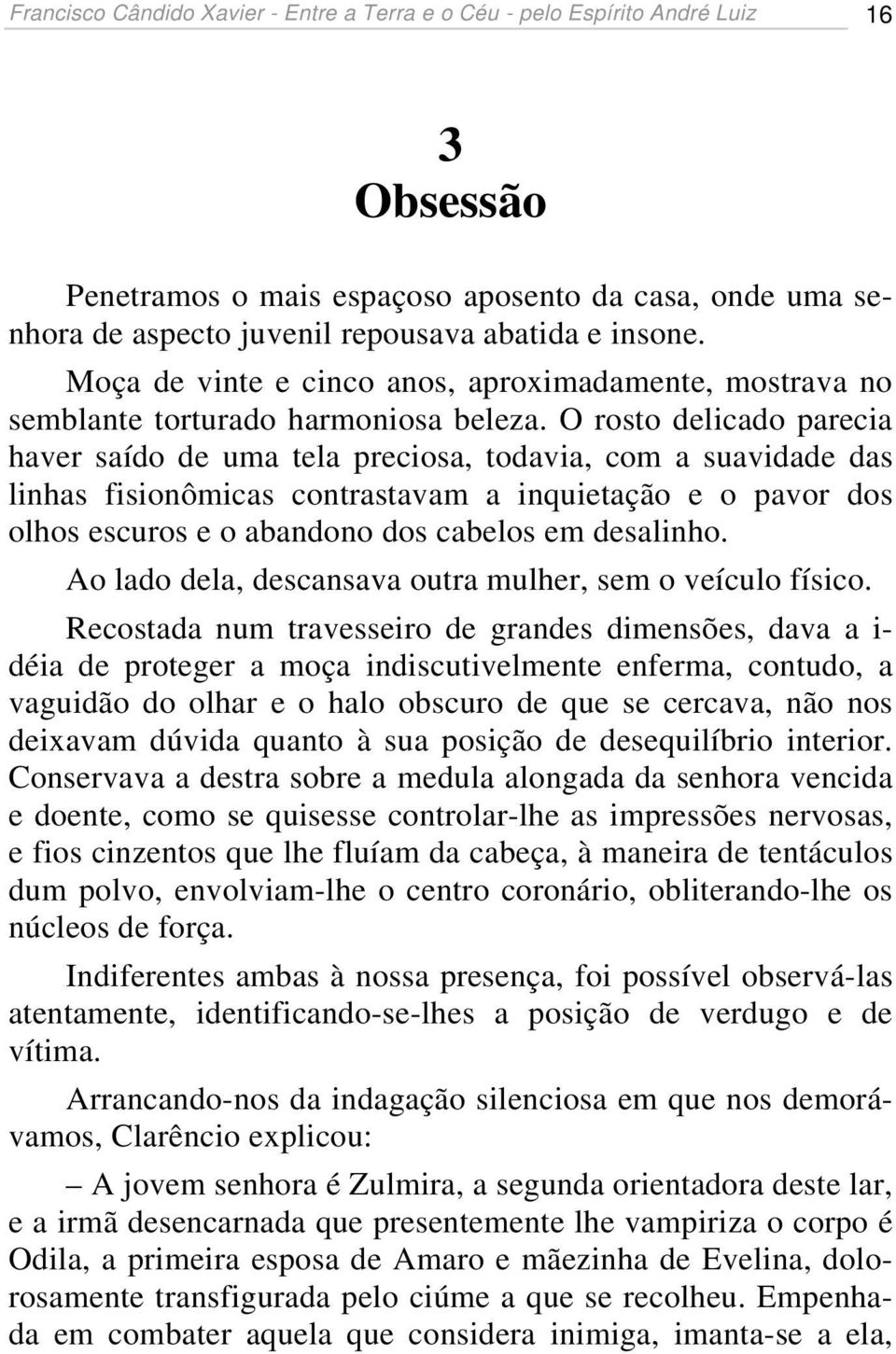 O rosto delicado parecia haver saído de uma tela preciosa, todavia, com a suavidade das linhas fisionômicas contrastavam a inquietação e o pavor dos olhos escuros e o abandono dos cabelos em