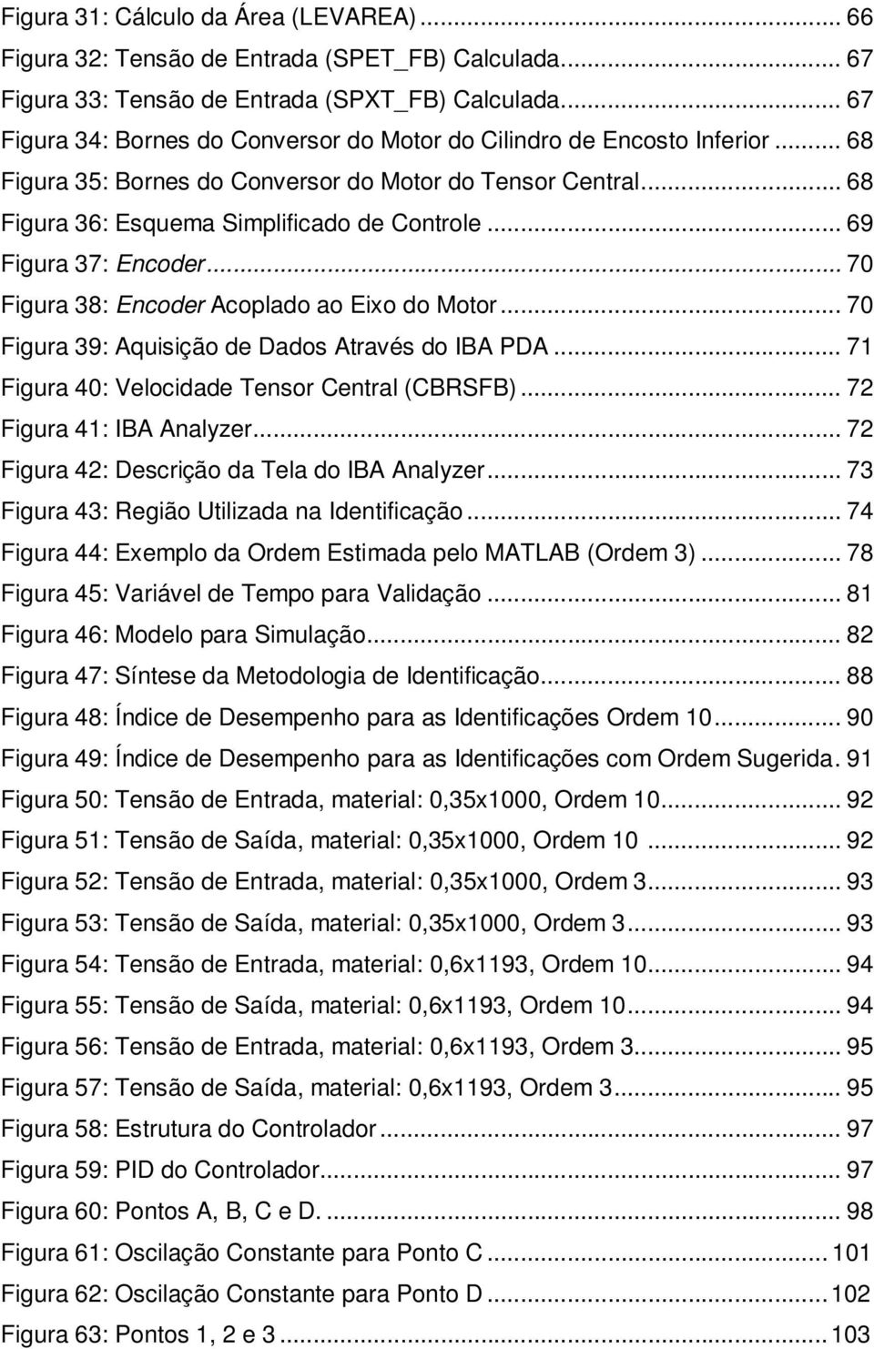 .. 69 Figura 37: Encoder... 70 Figura 38: Encoder Acoplado ao Eixo do Motor... 70 Figura 39: Aquisição de Dados Através do IBA PDA... 71 Figura 40: Velocidade Tensor Central (CBRSFB).