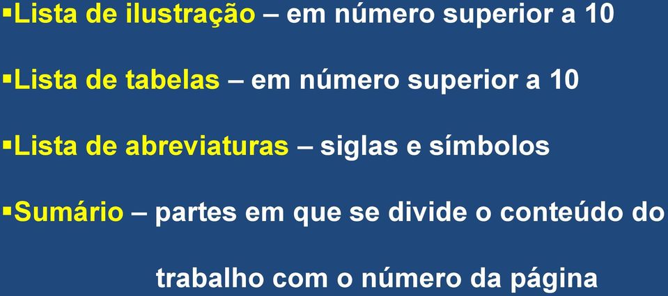 abreviaturas siglas e símbolos Sumário partes em