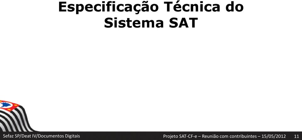 Digitais Projeto SAT-CF-e