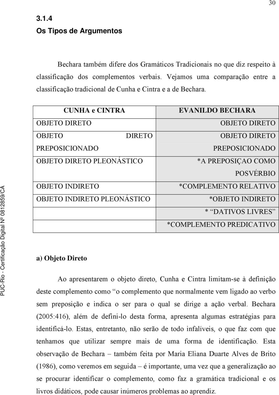 CUNHA e CINTRA OBJETO DIRETO OBJETO DIRETO PREPOSICIONADO OBJETO DIRETO PLEONÁSTICO OBJETO INDIRETO OBJETO INDIRETO PLEONÁSTICO EVANILDO BECHARA OBJETO DIRETO OBJETO DIRETO PREPOSICIONADO *A