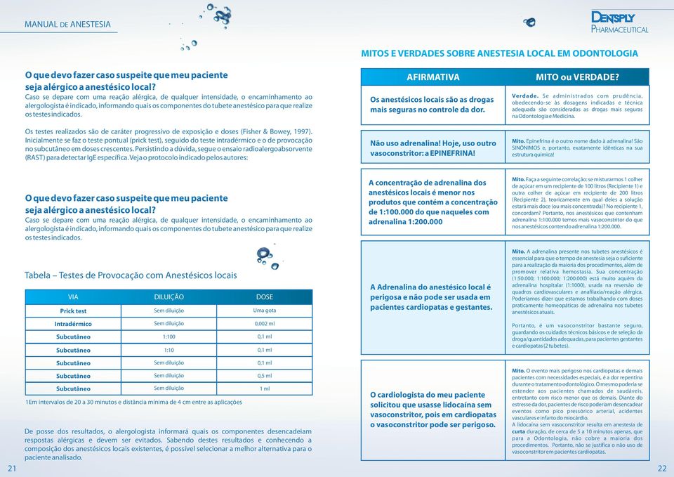 indicados. Os testes realizados são de caráter progressivo de exposição e doses (Fisher & Bowey, 1997).