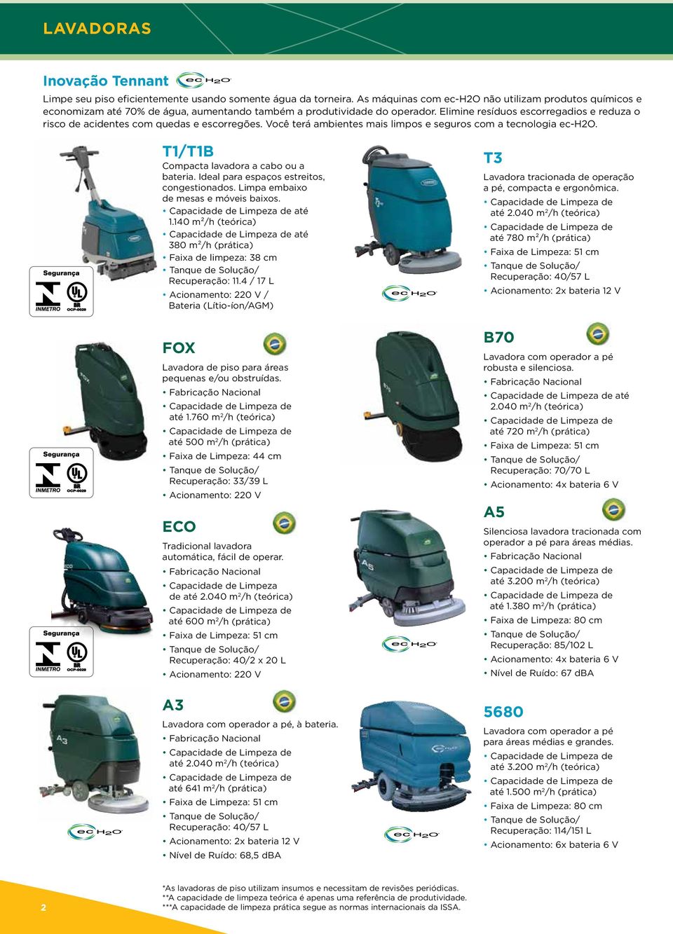 Elimine resíduos escorregadios e reduza o risco de acidentes com quedas e escorregões. Você terá ambientes mais limpos e seguros com a tecnologia ec-h2o. T1/T1B Compacta lavadora a cabo ou a bateria.