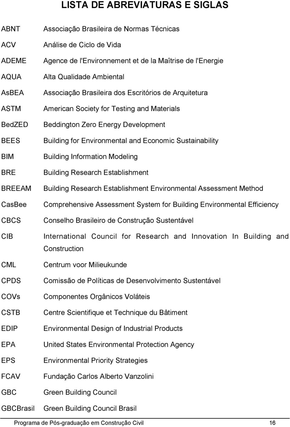 Materials Beddington Zero Energy Development Building for Environmental and Economic Sustainability Building Information Modeling Building Research Establishment Building Research Establishment