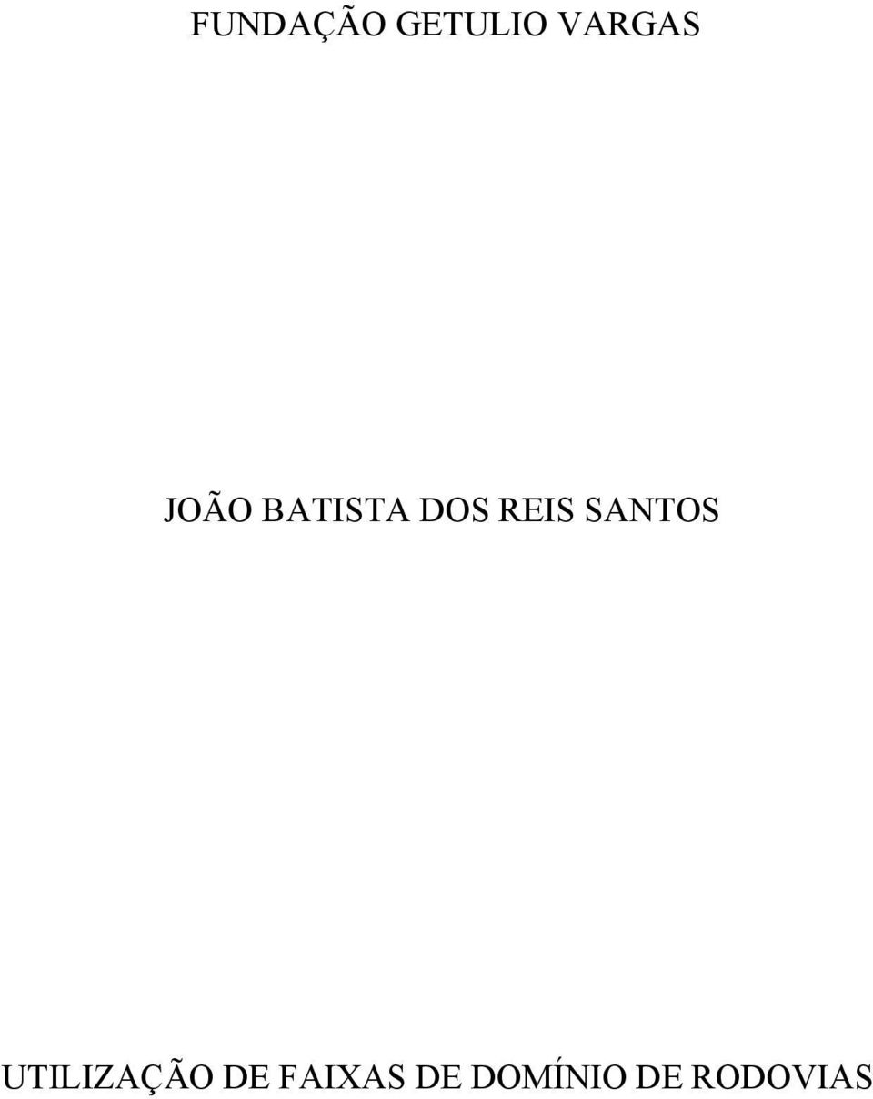 SANTOS UTILIZAÇÃO DE