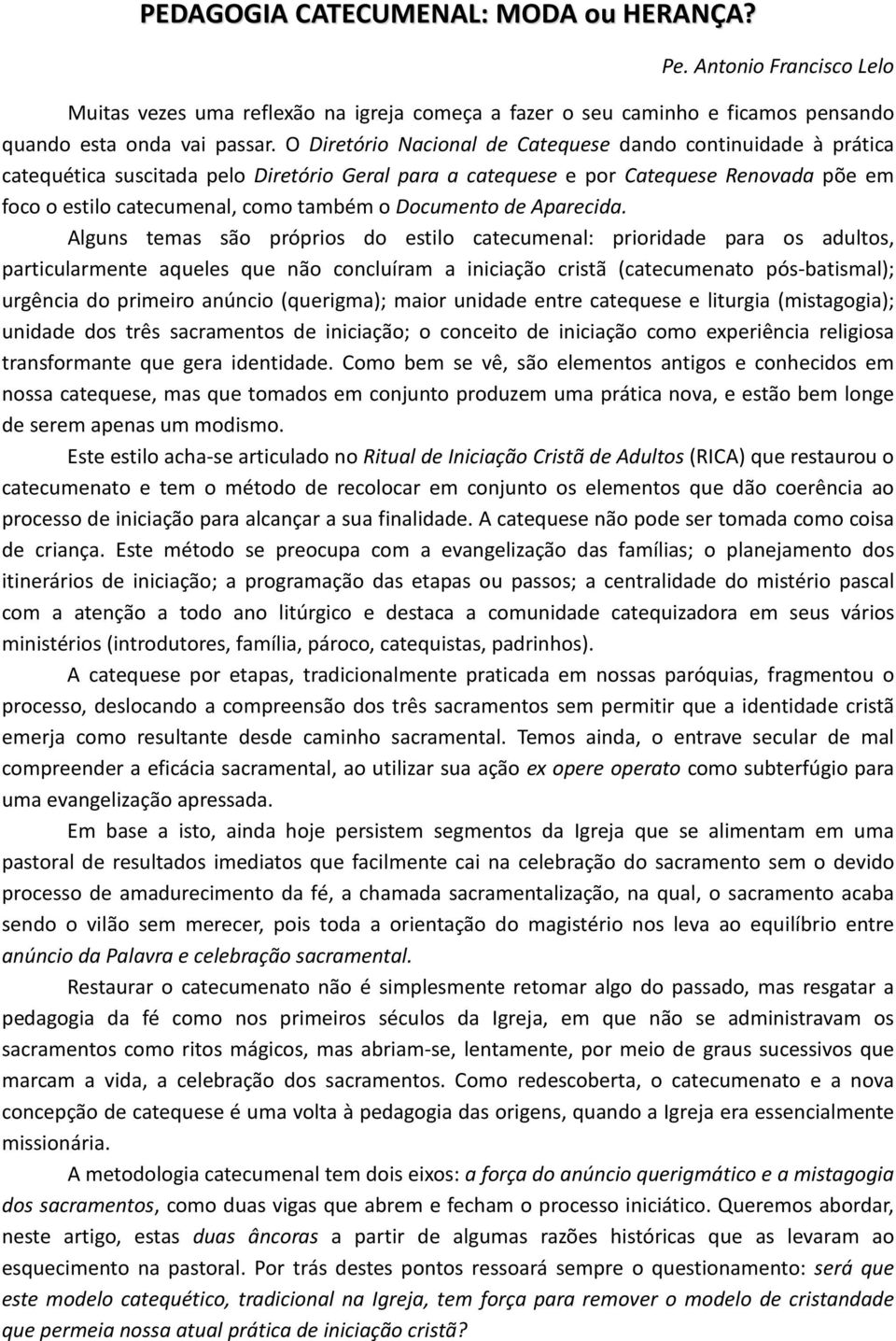 Documento de Aparecida.