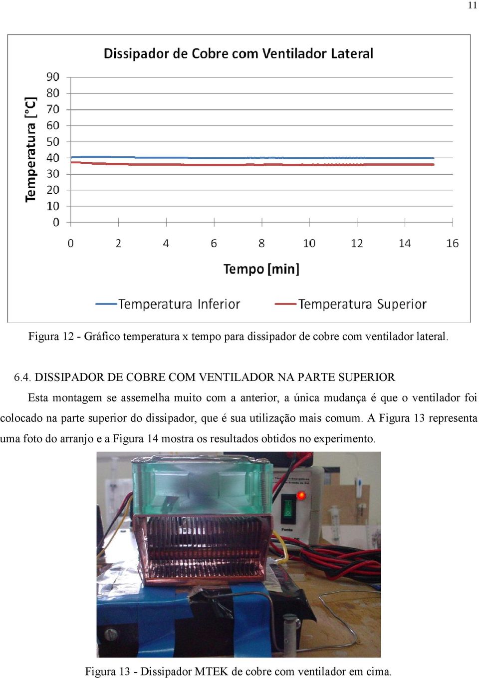 é que o ventilador foi colocado na parte superior do dissipador, que é sua utilização mais comum.