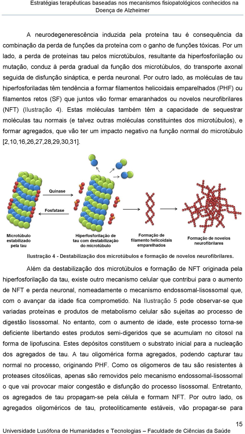 sináptica, e perda neuronal.