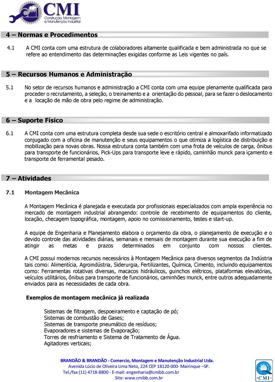 5 Recursos Humanos e Administração 5.