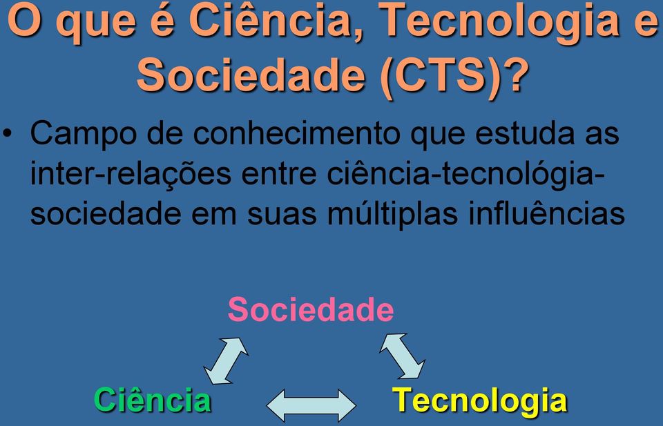 ciência-tecnológiasociedade em suas