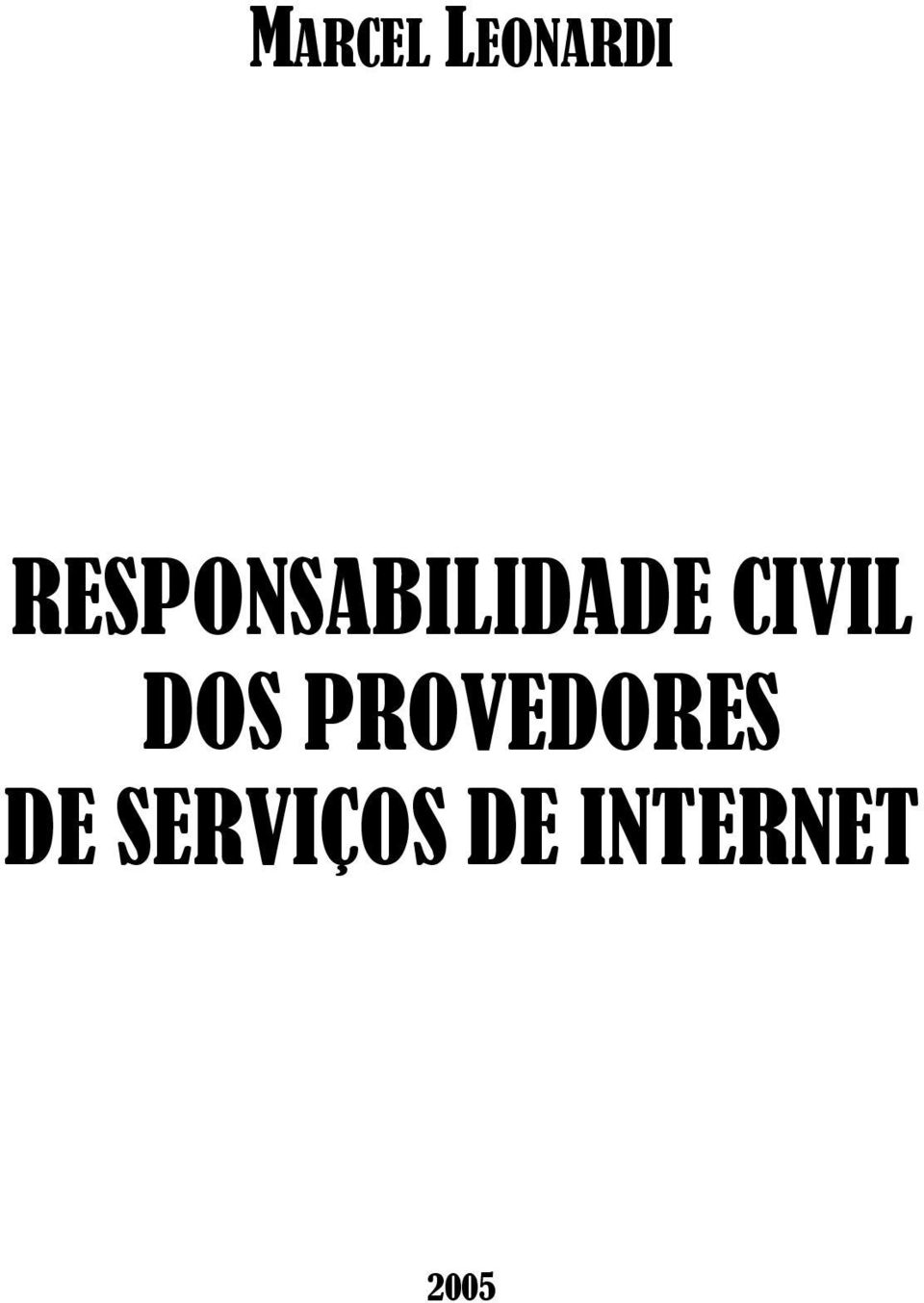 CIVIL DOS PROVEDORES