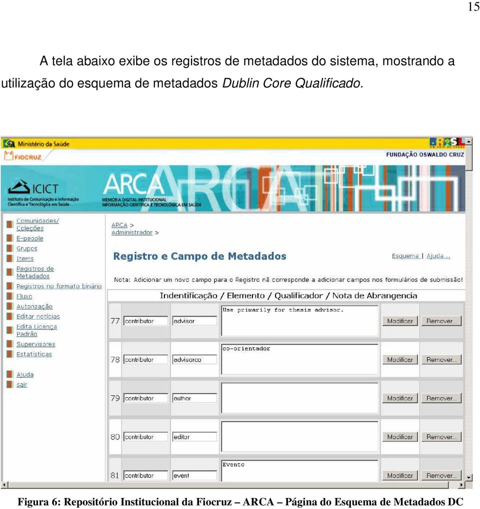 metadados Dublin Core Qualificado.