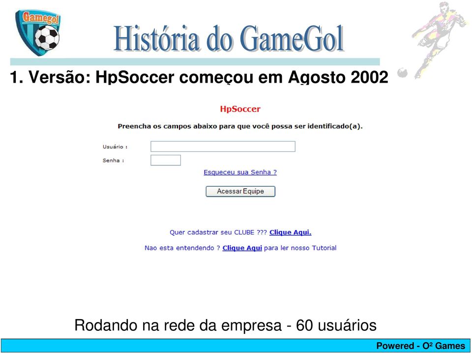 2002 Rodando na rede