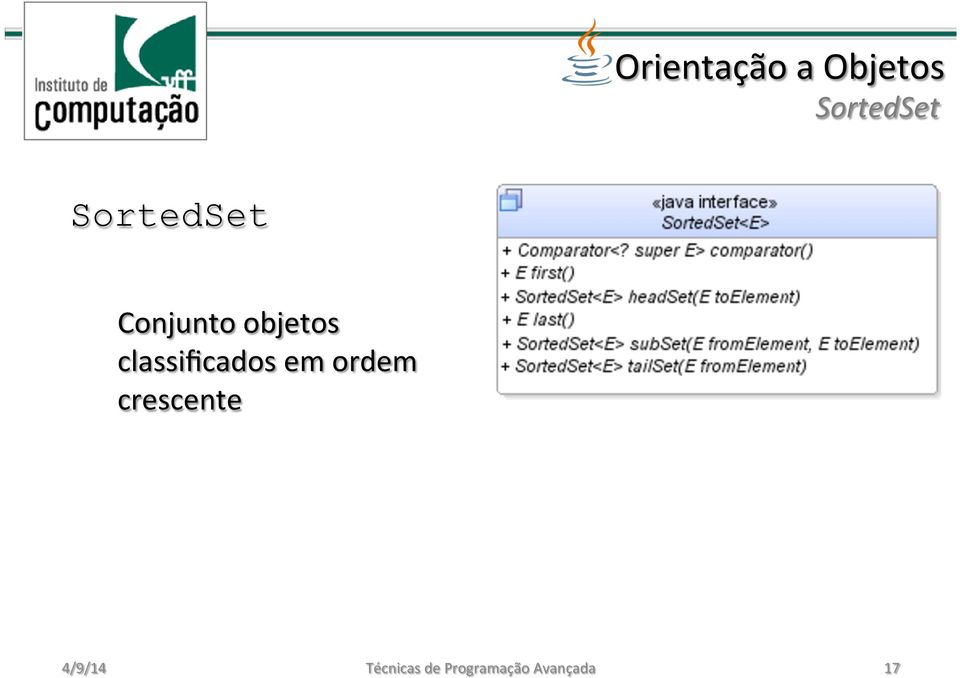 classificados em ordem