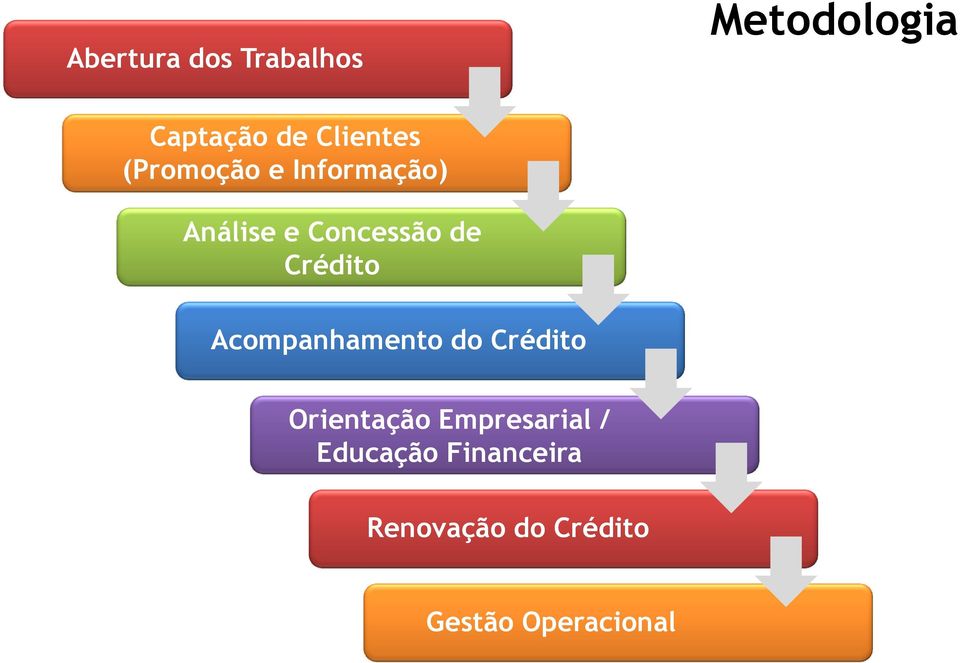 Renovação do Crédito Orientação Empresarial / Educação Financeira Renovação do