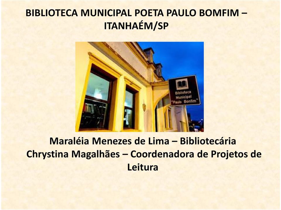 de Lima Bibliotecária