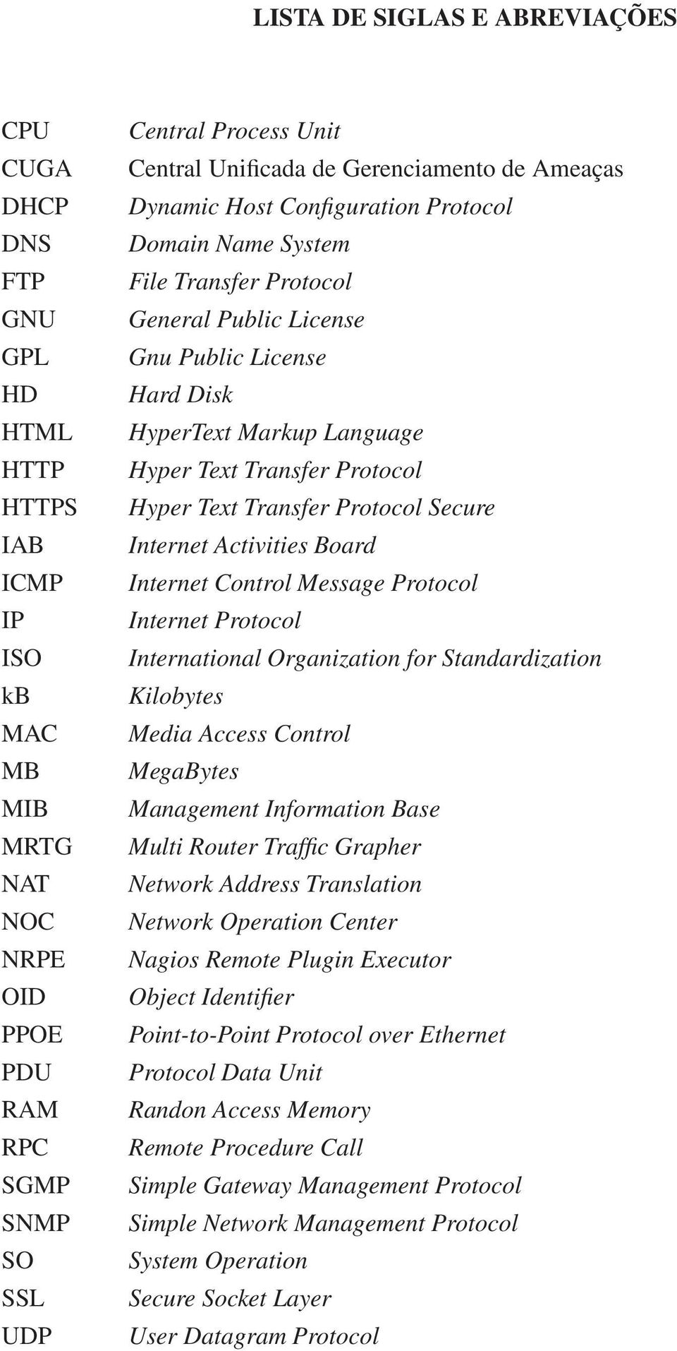 Text Transfer Protocol Hyper Text Transfer Protocol Secure Internet Activities Board Internet Control Message Protocol Internet Protocol International Organization for Standardization Kilobytes Media
