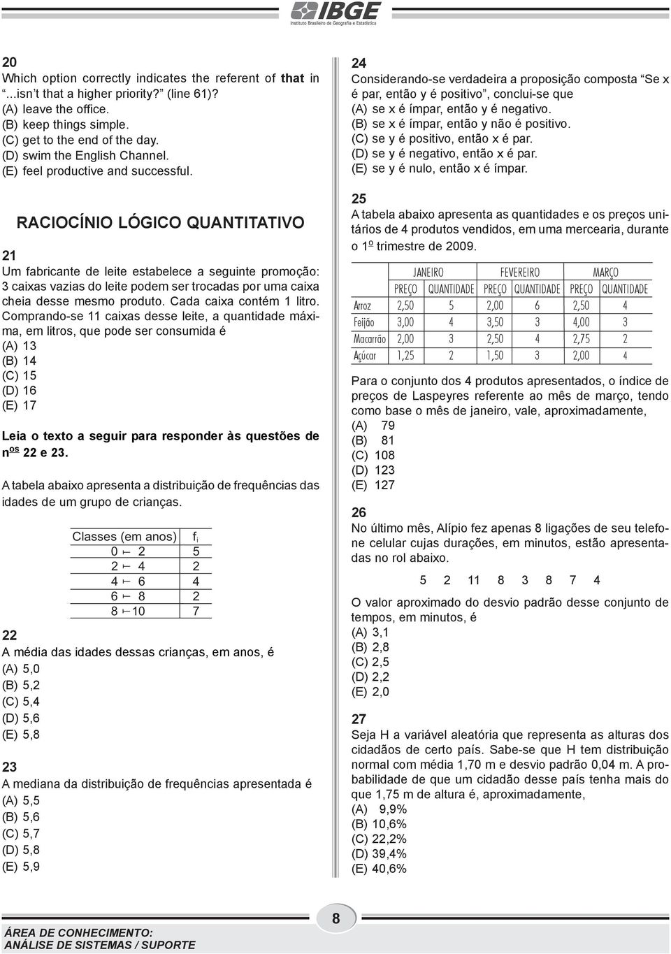 RACOCÍNO LÓGCO QUANTTATVO 21 Um fabricante de leite estabelece a seguinte promoção: 3 caixas vazias do leite podem ser trocadas por uma caixa cheia desse mesmo produto. Cada caixa contém 1 litro.