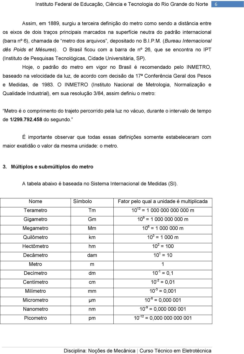 O Brasil ficou com a barra de nº 26, que se encontra no IPT (Instituto de Pesquisas Tecnológicas, Cidade Universitária, SP).