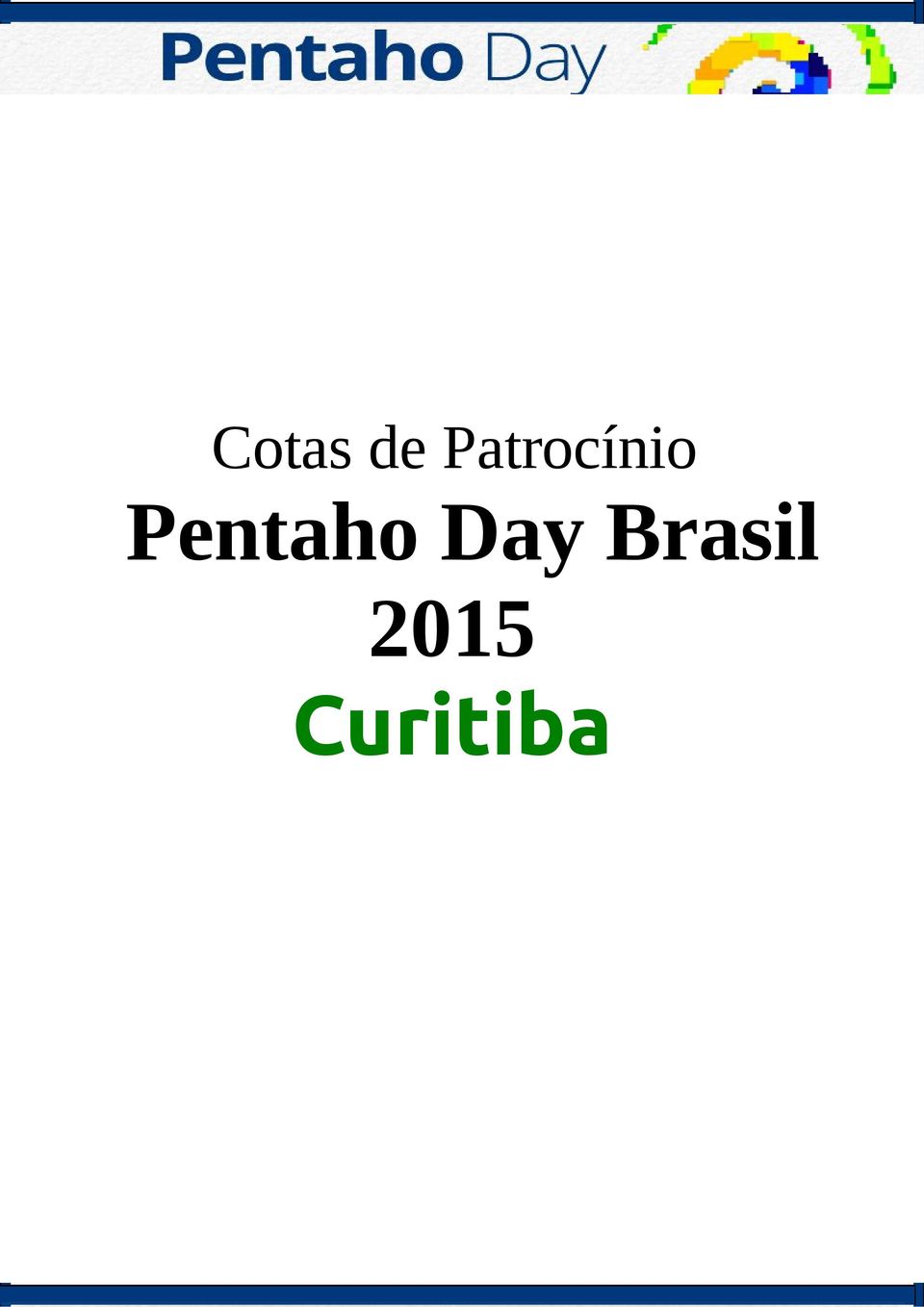 Pentaho Day