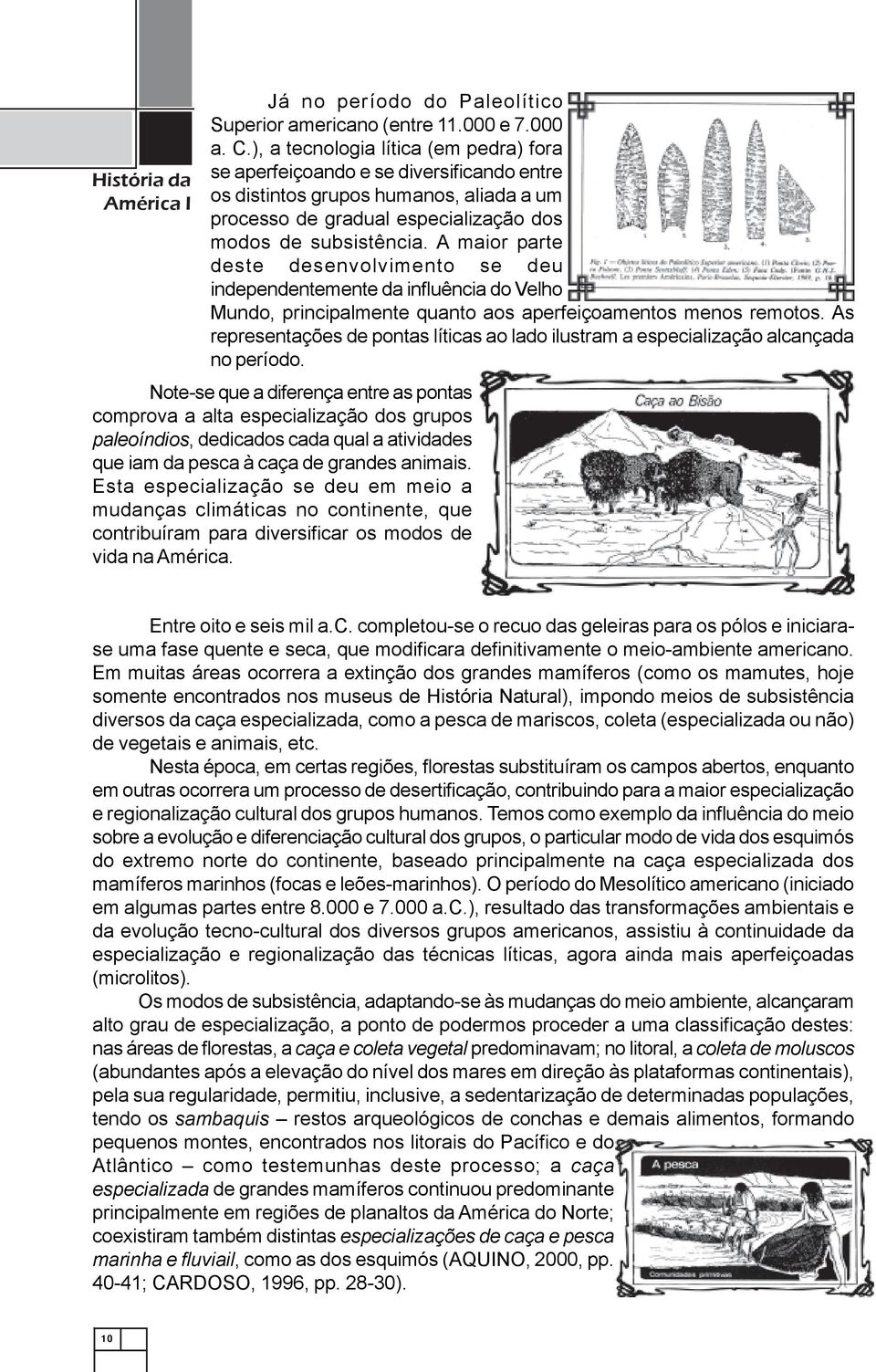 A maior parte deste desenvolvimento se deu independentemente da influência do Velho Mundo, principalmente quanto aos aperfeiçoamentos menos remotos.