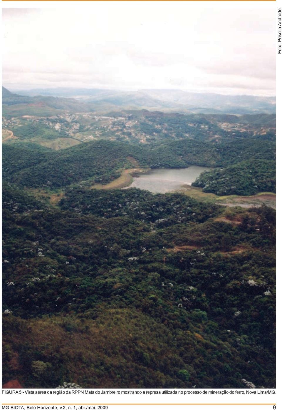 utilizada no processo de mineração do ferro, Nova