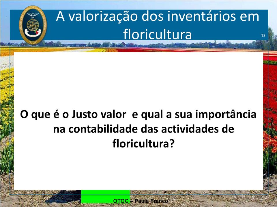 importância na