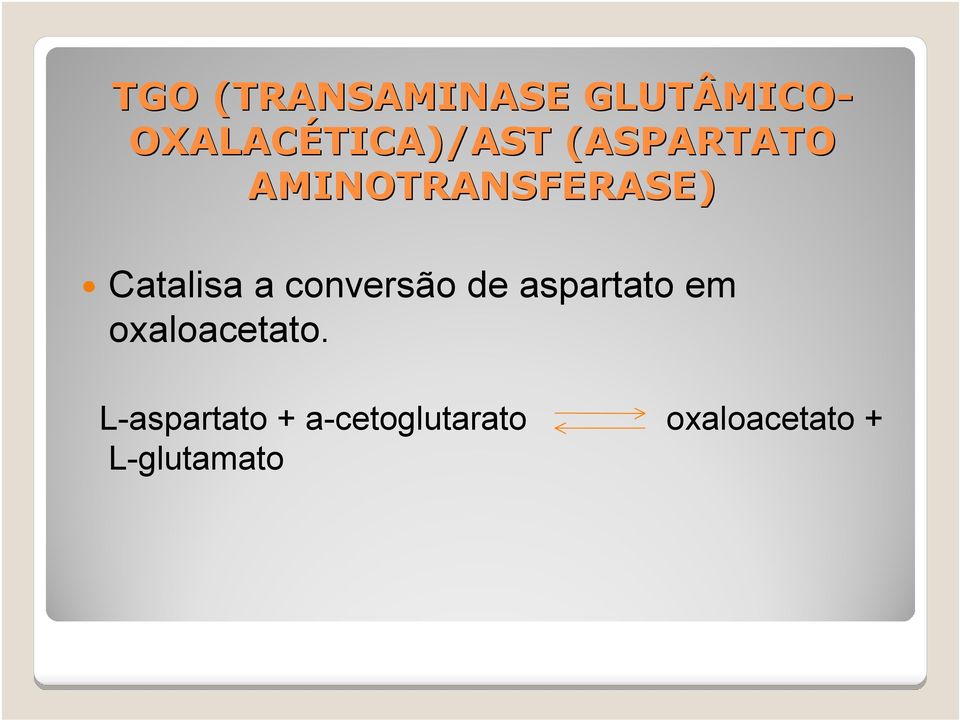 Catalisa a conversão de aspartato em