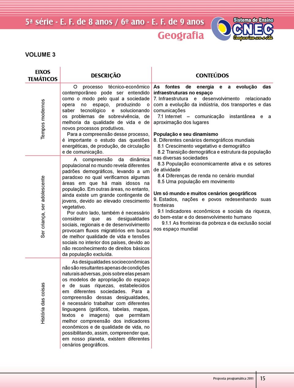 Para a compreensão desse processo, é importante o estudo das questões energéticas, de produção, de circulação e de comunicação.