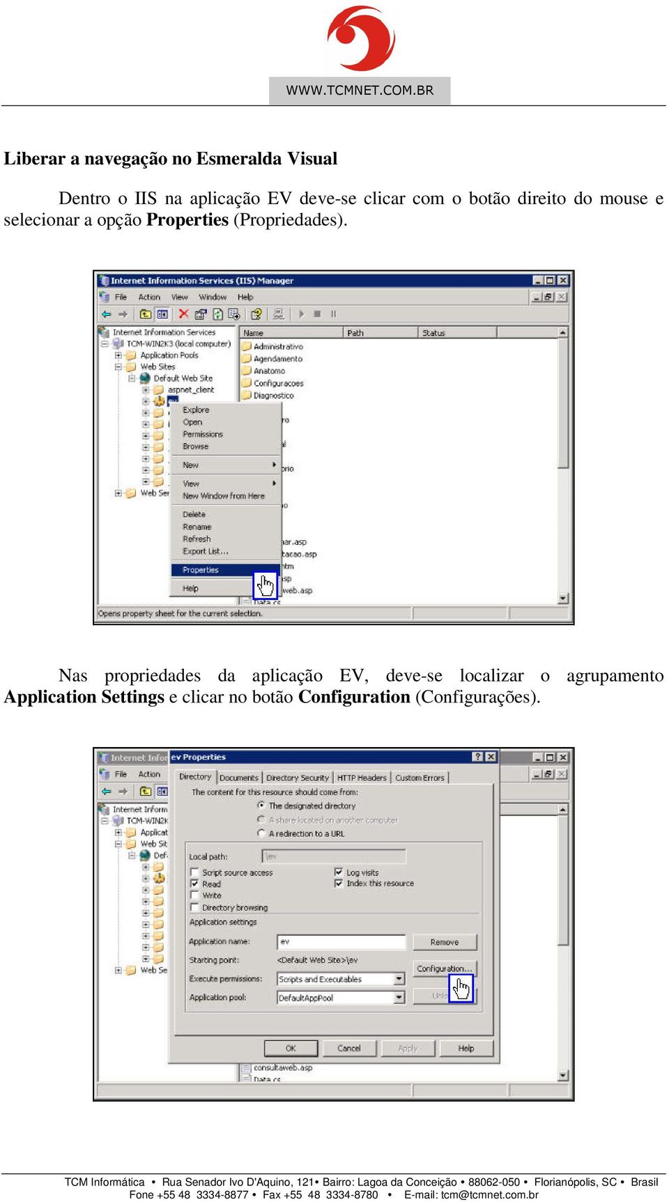 Properties (Propriedades).