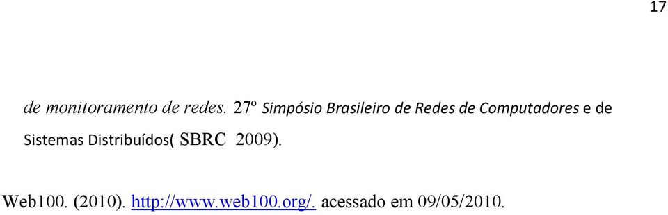 Computadores e de Sistemas Distribuídos( SBRC