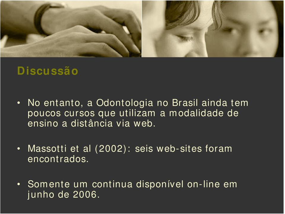 distância via web.