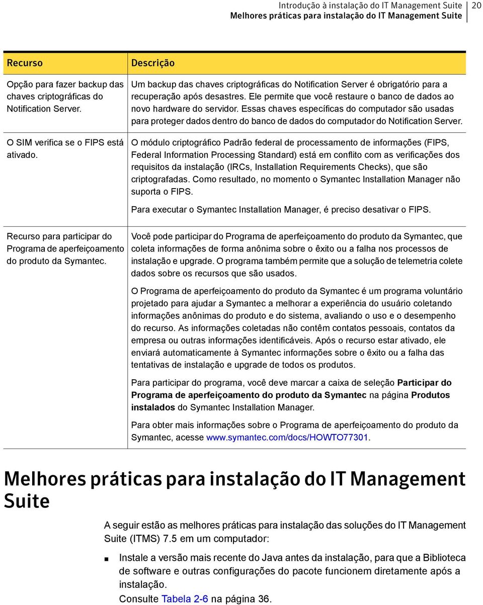 Ele permite que você restaure o banco de dados ao novo hardware do servidor.