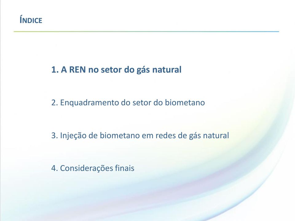 Enquadramento do setor do biometano 3.