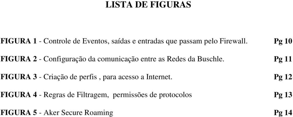 Pg 10 FIGURA 2 - Configuração da comunicação entre as Redes da Buschle.