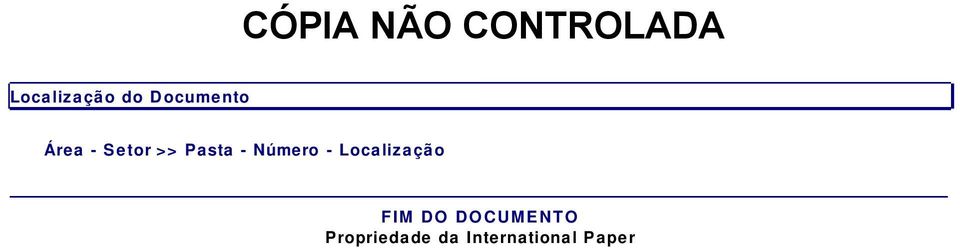 Localização FIM DO DOCUMENTO