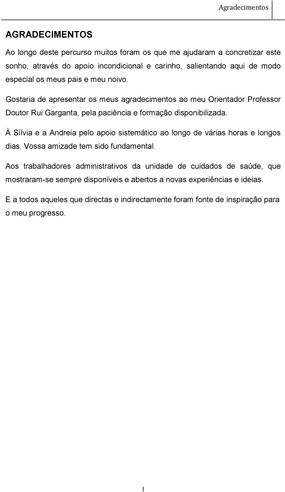 À Sílvia e a Andreia pelo apoio sistemático ao longo de várias horas e longos dias. Vossa amizade tem sido fundamental.