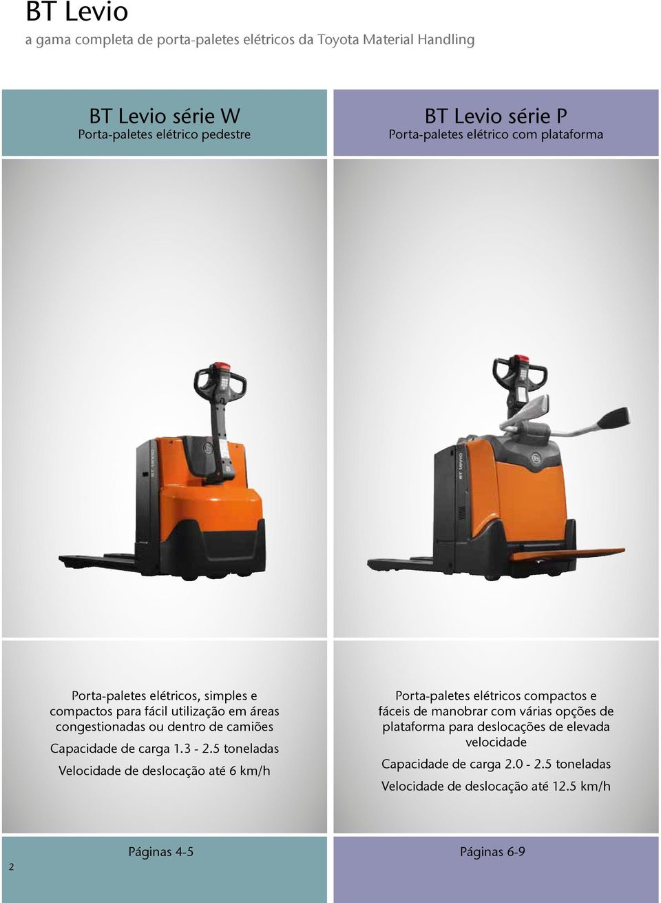 Capacidade de carga 1.3-2.