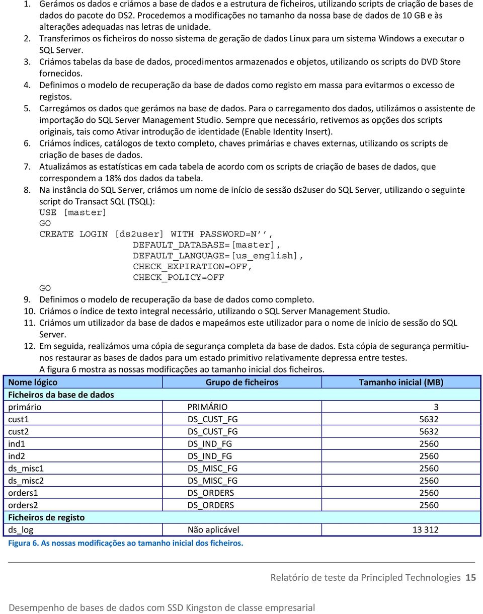 Transferimos os ficheiros do nosso sistema de geração de dados Linux para um sistema Windows a executar o SQL Server. 3.