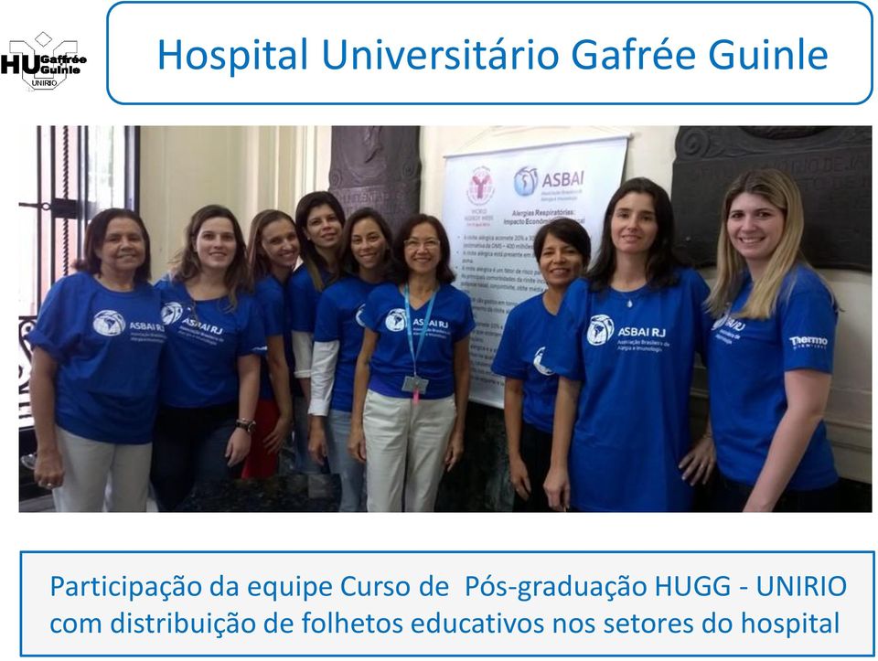 Pós-graduação HUGG - UNIRIO com