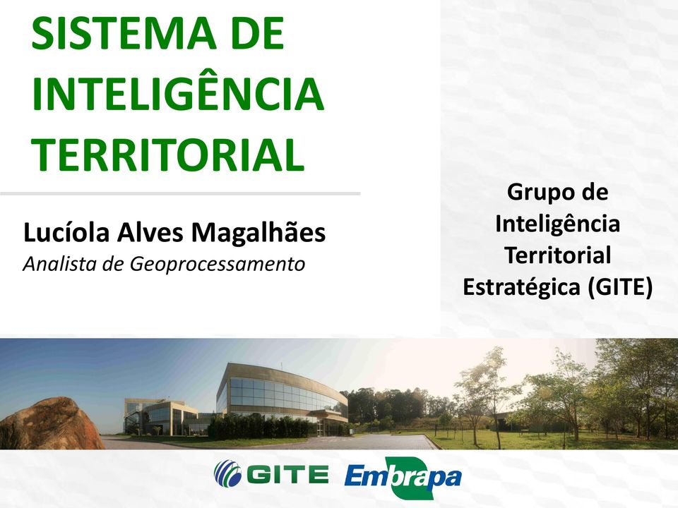 Geoprocessamento Grupo de