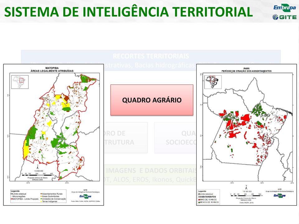 NATURAL QUADRO AGRÁRIO QUADRO AGRÍCOLA QUADRO DE INFRAESTRUTURA QUADRO