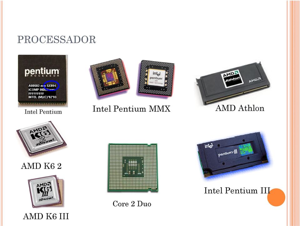 Athlon AMD K6 2 AMD K6